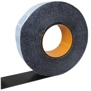 HSF Butyl-Klebeband mit PP Gelege - 50mm x 1mm - 15 Meter Rolle