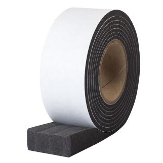 HSF Quellband / Kompriband - 7-30mm 4,7m Rolle verschiedene Breiten schwarz - 1050 Pa