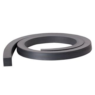 EPDM / Moosgummi Vierkantprofil 15° Shore A - ohne Kleber - 35mm x 15mm