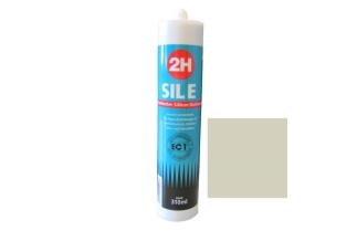 2H SIL E jasmin 668 - Sanitärsilikon | Fliesensilikon - 310ml Kartusche