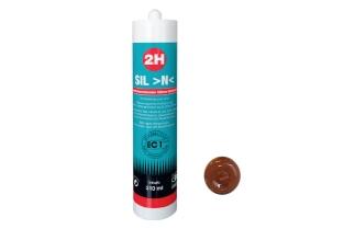 2H SIL N braun 100 - Silikon / Neutrales System – 310ml Kartusche